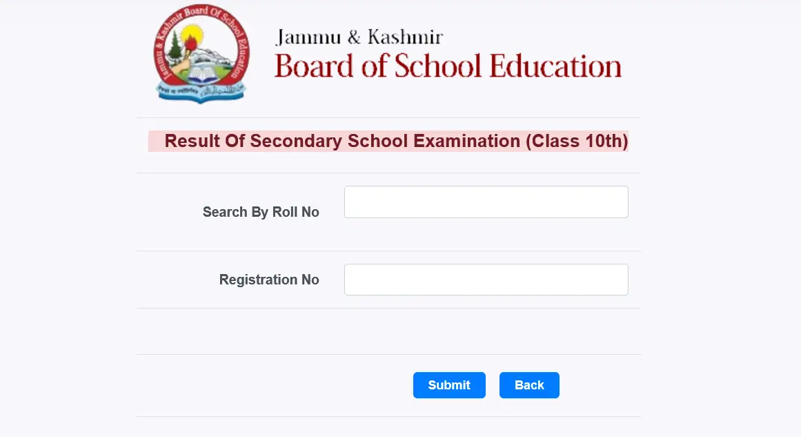 JKBOSE 10th Result 2025